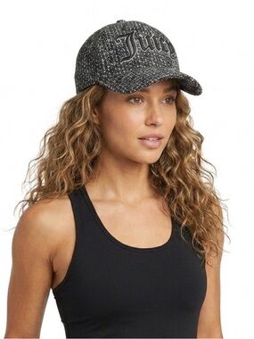 Juicy Couture Tweed Baseball Cap